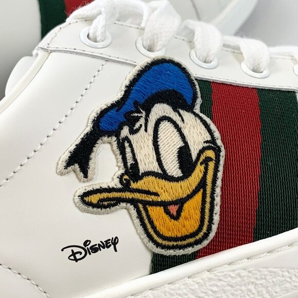 NIB Gucci Disney X Gucci Donald Duck Ace Sneaker SIze 39 - Picture 7 of 11